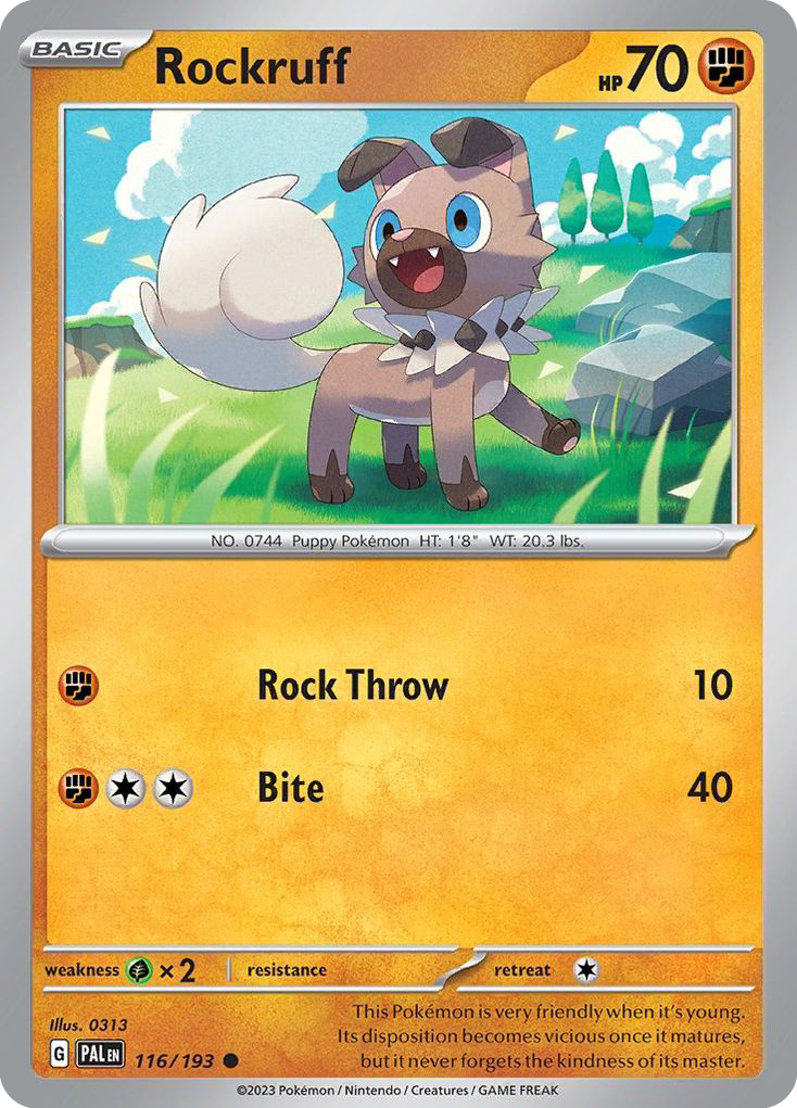 Rockruff - Paldea Evolved - 116