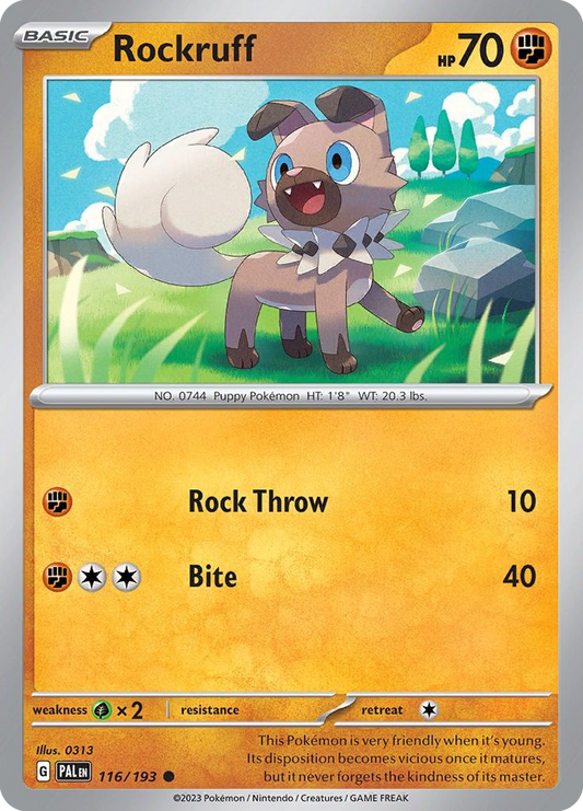 Rockruff - Paldea Evolved - 116
