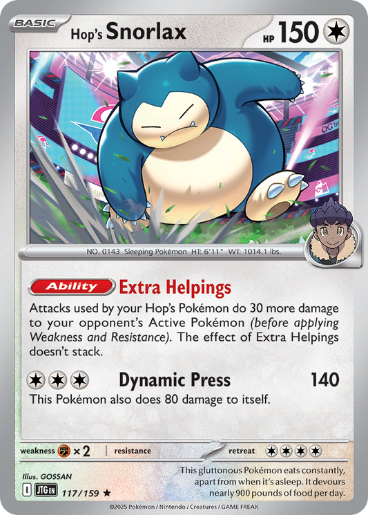 Hop's Snorlax - Journey Together - 117