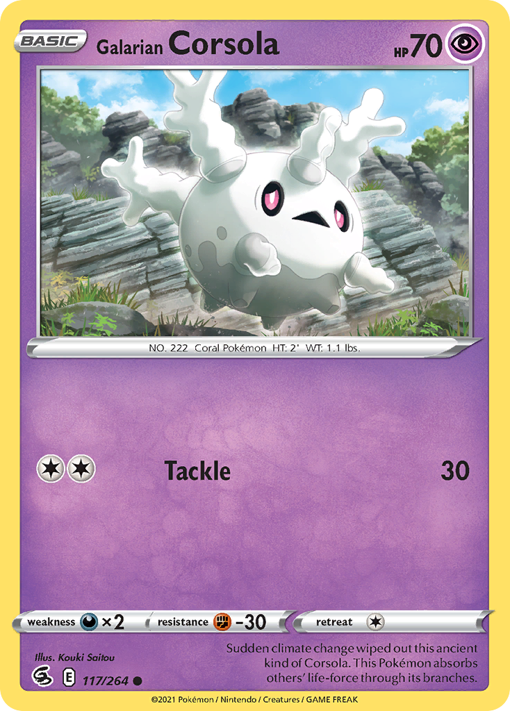 Galarian Corsola - Fusion Strike - 117