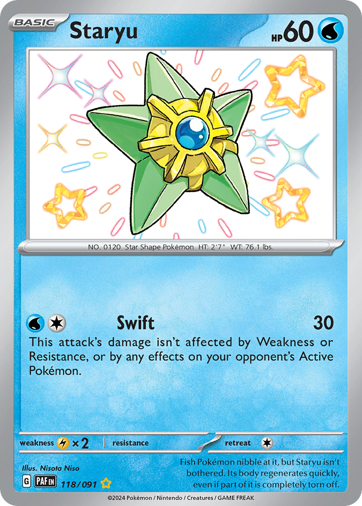 Staryu - Paldean Fates - 118