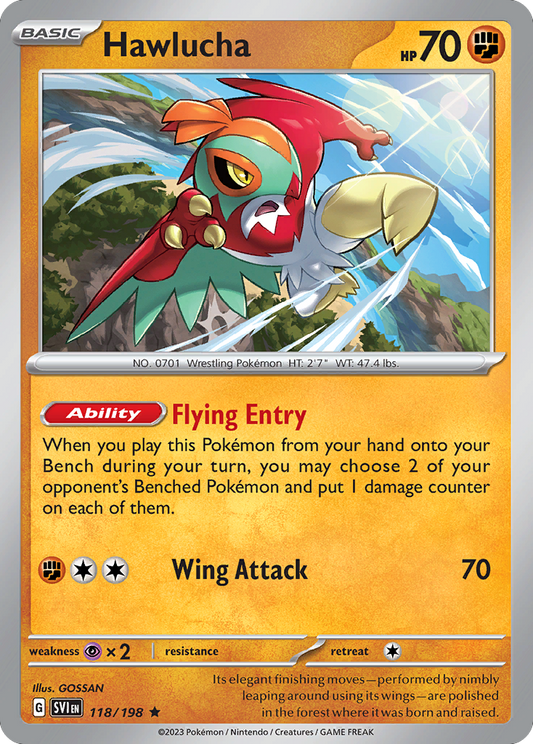 Hawlucha - Scarlet & Violet - 118