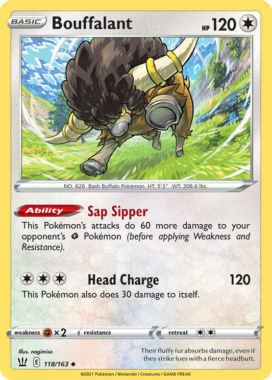 Bouffalant - Battle Styles - 118