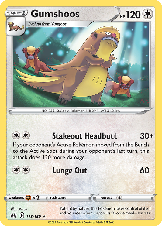 Gumshoos - Crown Zenith - 118