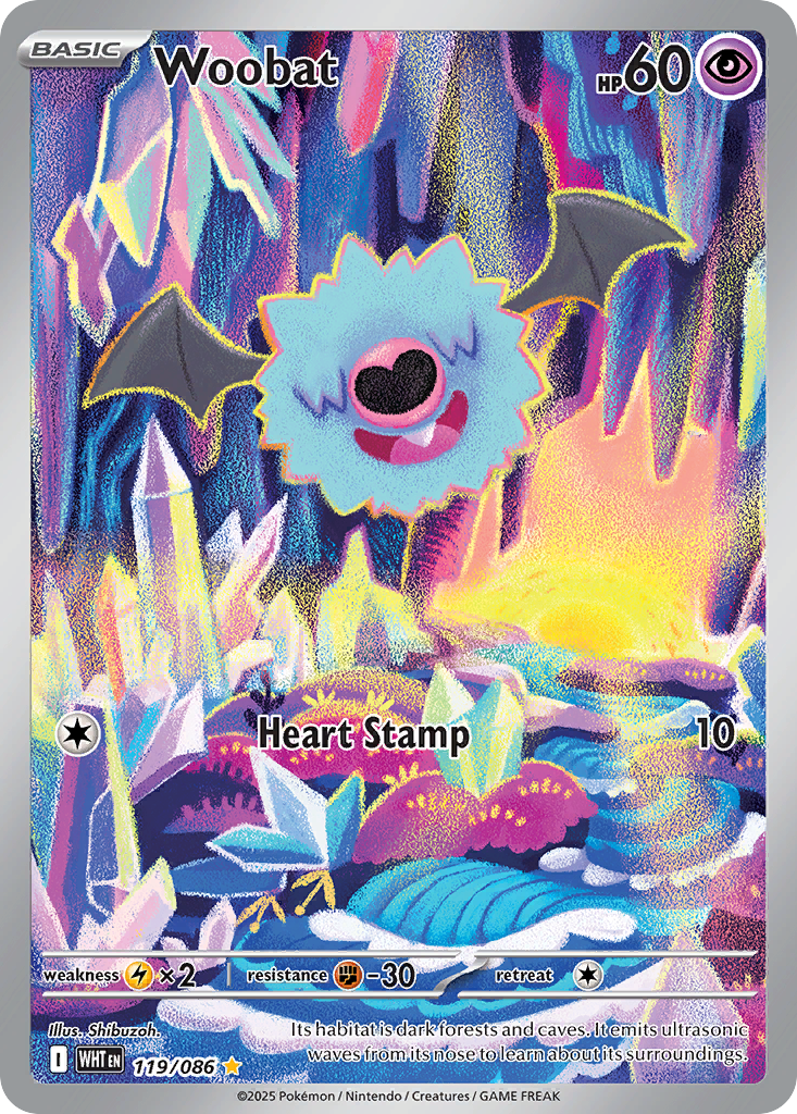 Woobat - White Flare - 119