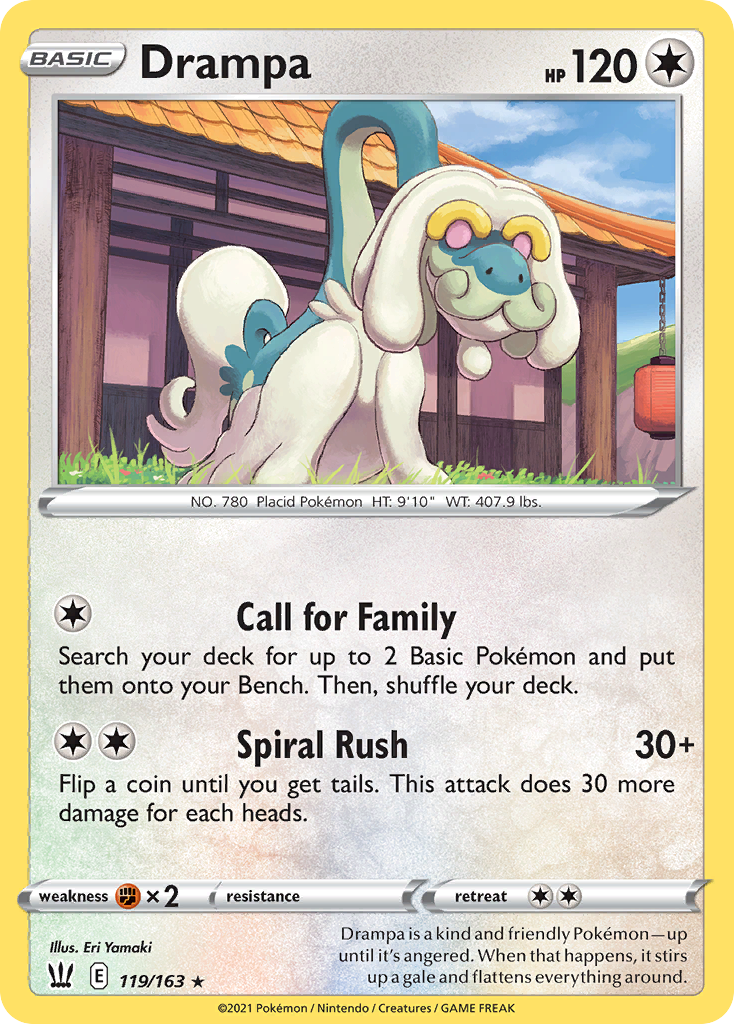 Drampa - Battle Styles - 119
