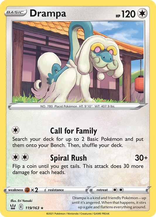 Drampa - Battle Styles - 119