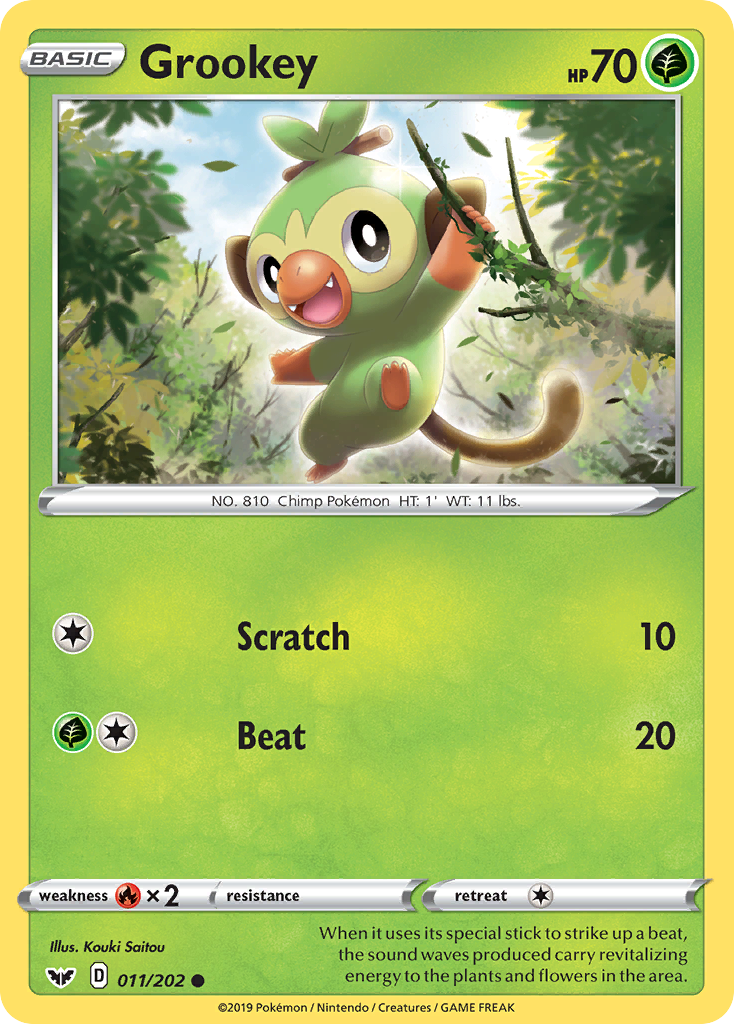 Grookey - Sword & Shield - 011