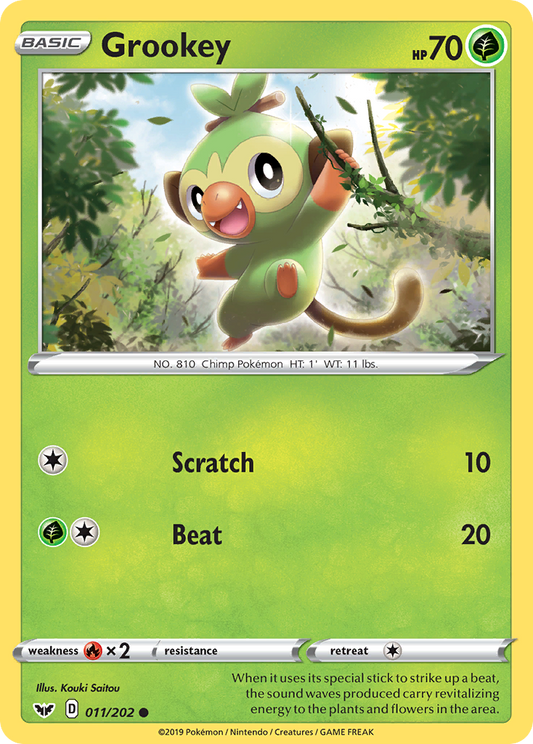 Grookey - Sword & Shield - 011