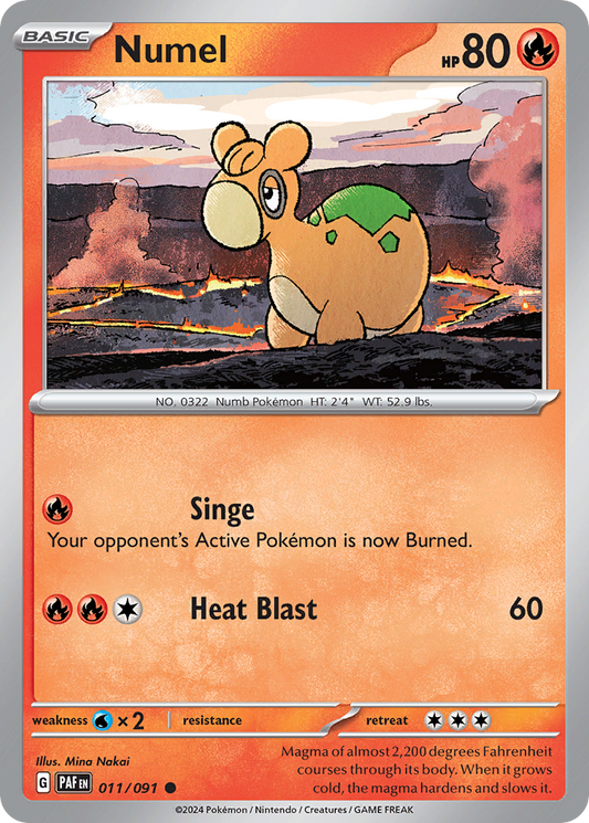 Numel - Paldean Fates - 011