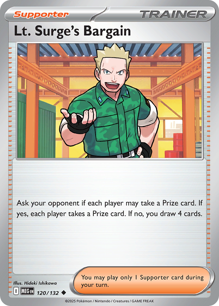Lt. Surge's Bargain - Mega Evolution - 120