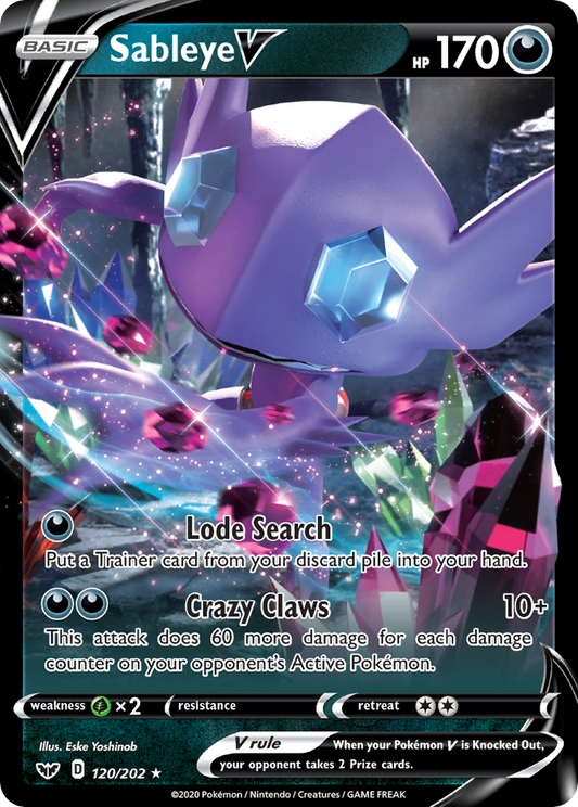 Sableye V - Sword & Shield - 120