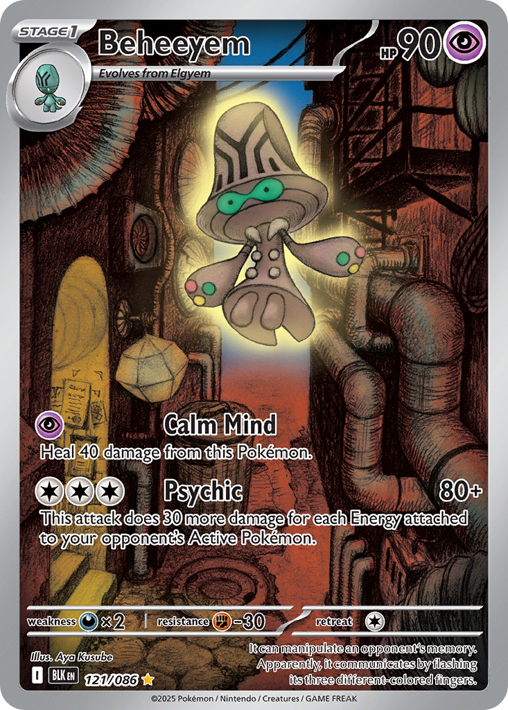 Beheeyem - Black Bolt - 121