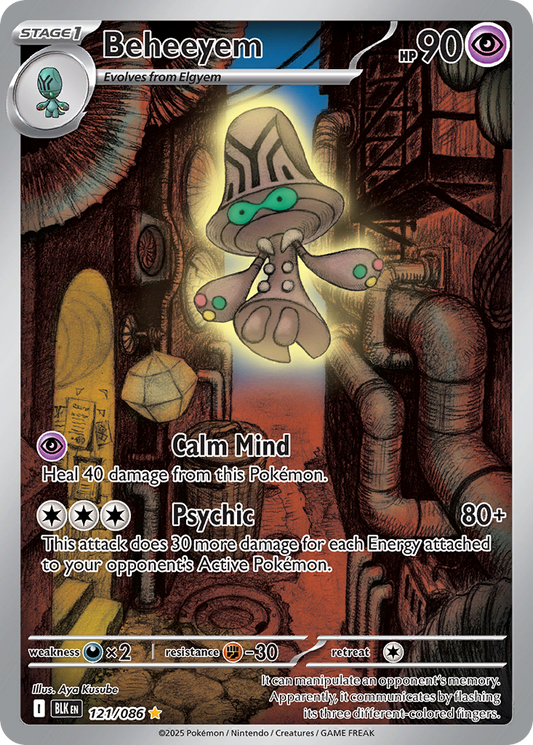 Beheeyem - Black Bolt - 121