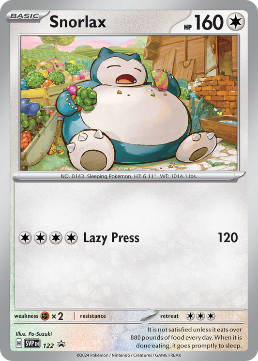 Snorlax - Scarlet & Violet Promos - 122