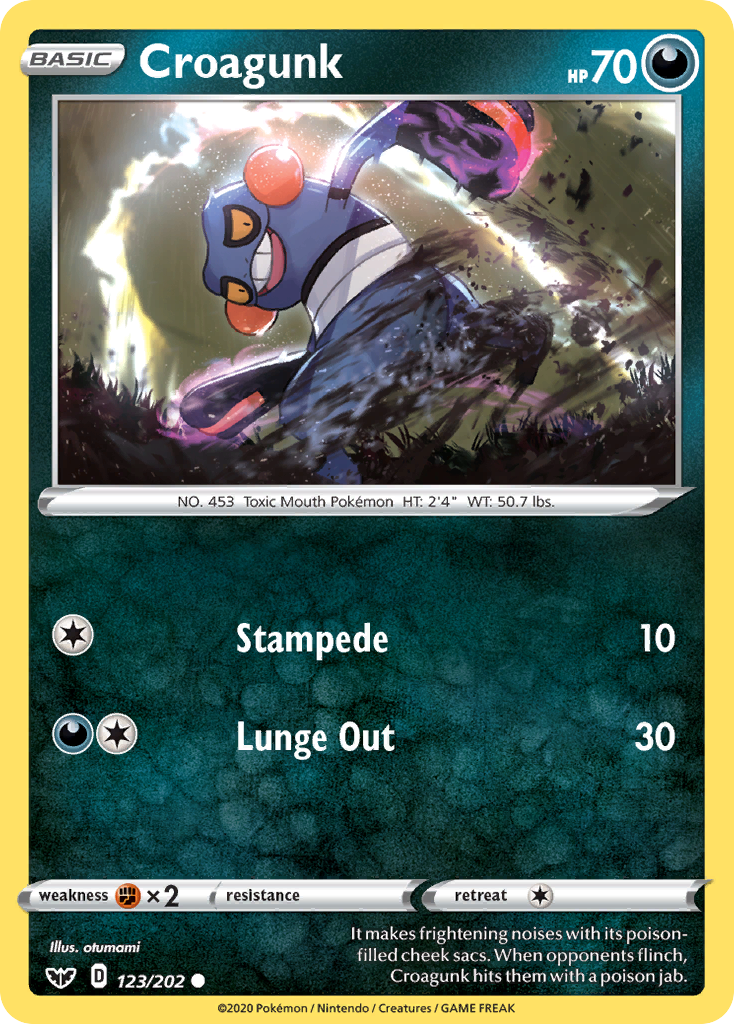 Croagunk - Sword & Shield - 123
