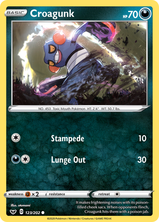 Croagunk - Sword & Shield - 123