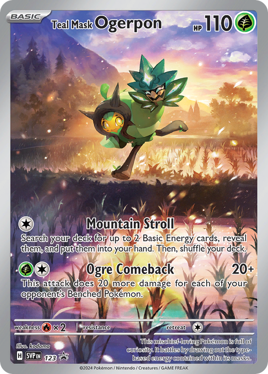 Teal Mask Ogerpon - Scarlet & Violet Promos - 123