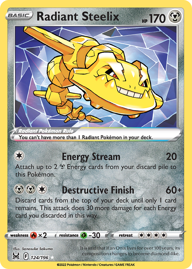 Radiant Steelix - Lost Origin - 124