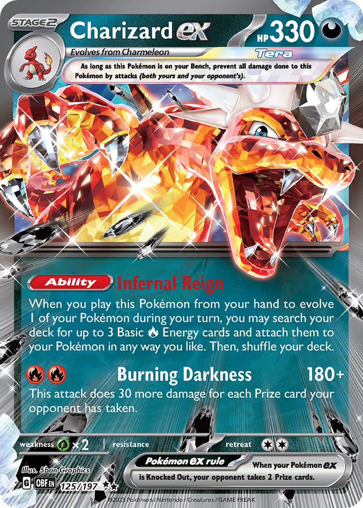 Charizard ex - Obsidian Flames - 125