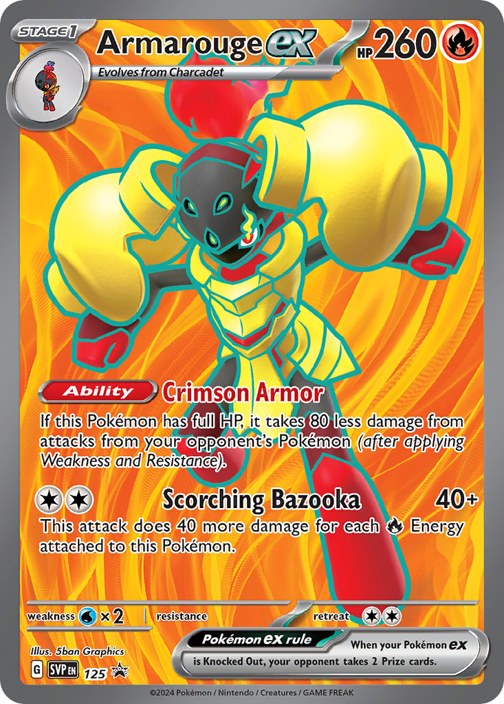 Armarouge ex - Scarlet & Violet Promos - 125
