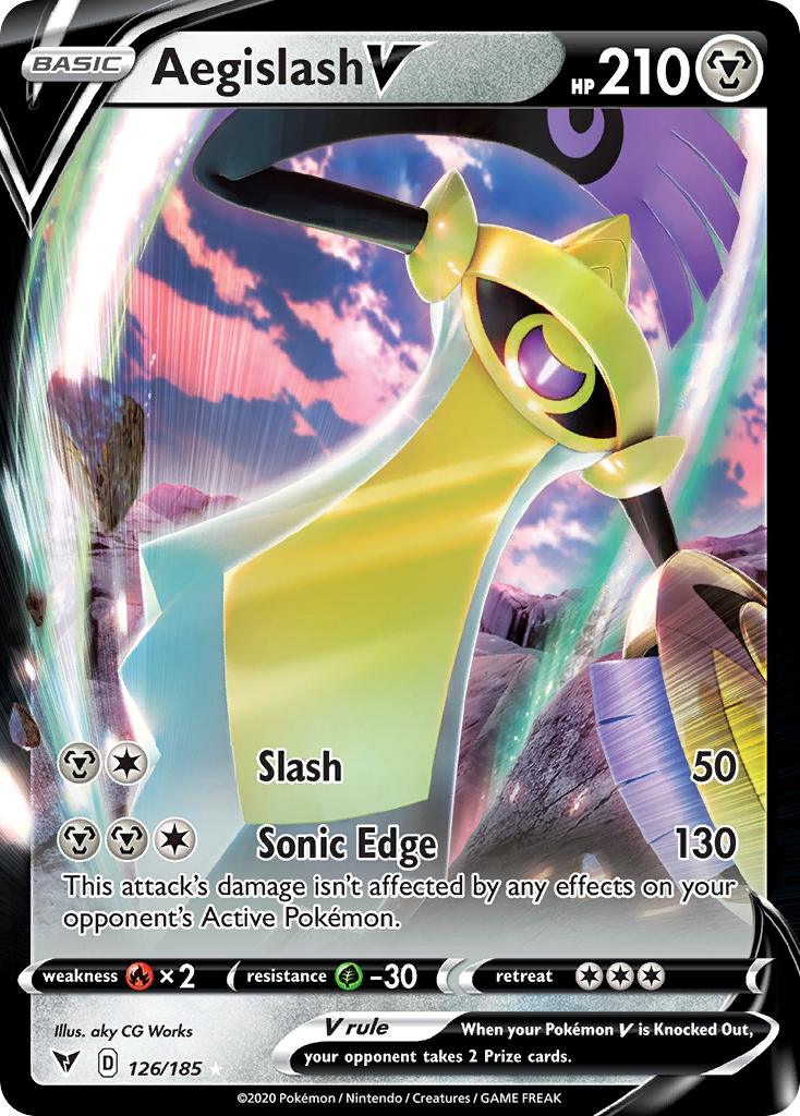 Aegislash V - Vivid Voltage - 126