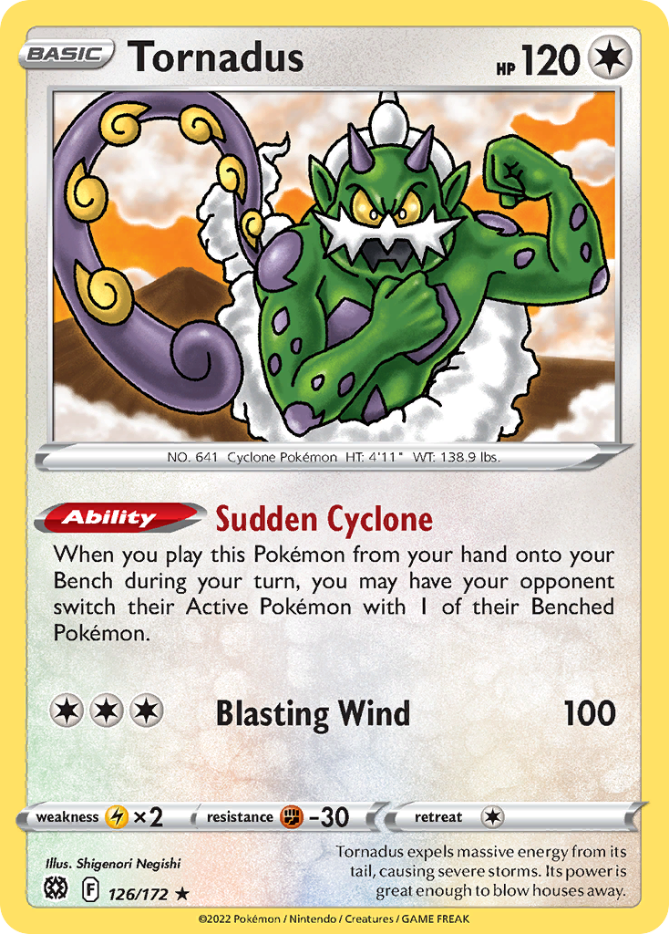Tornadus - Brilliant Stars - 126