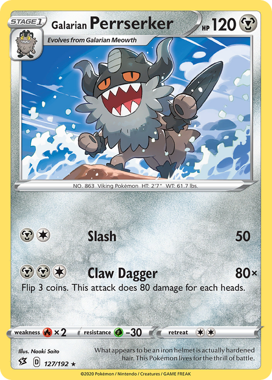 Galarian Perrserker - Rebel Clash - 127