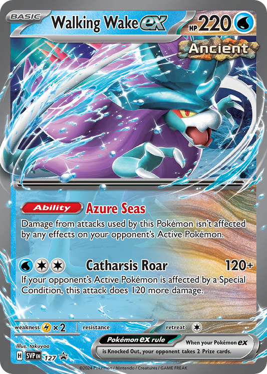 Walking Wake ex - Scarlet & Violet Promos - 127