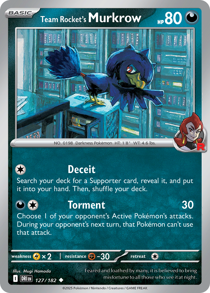 Team Rocket's Murkrow - Destined Rivals - 127