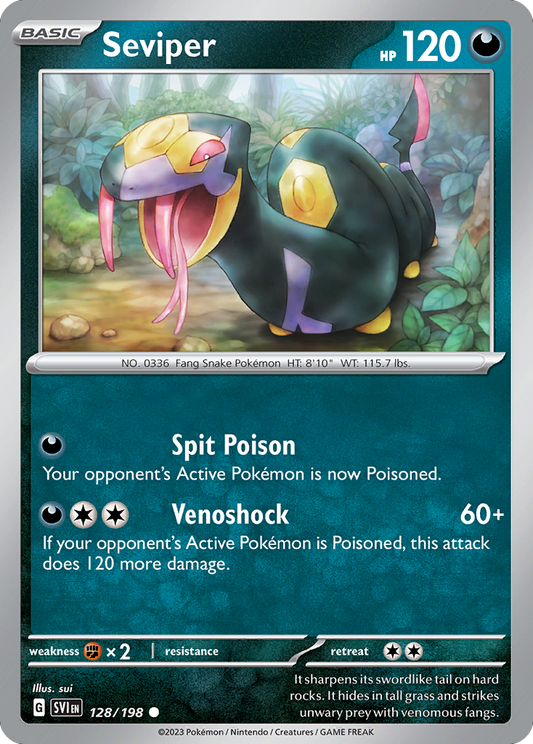 Seviper - Scarlet & Violet - 128