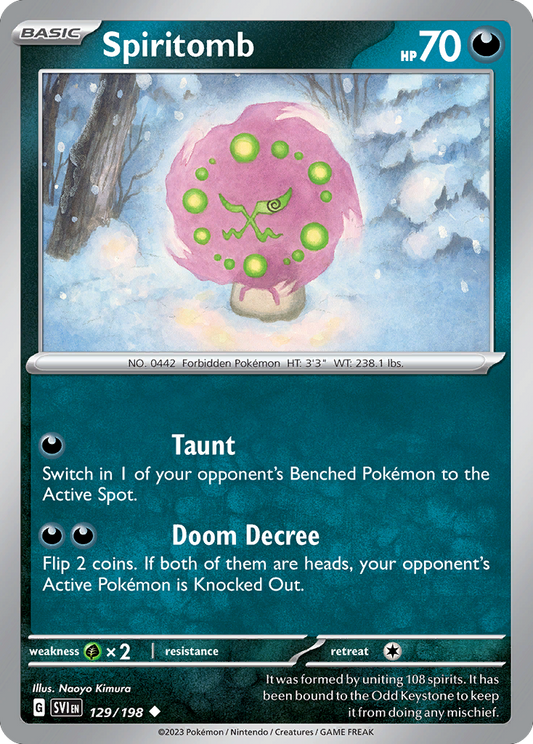 Spiritomb - Scarlet & Violet - 129