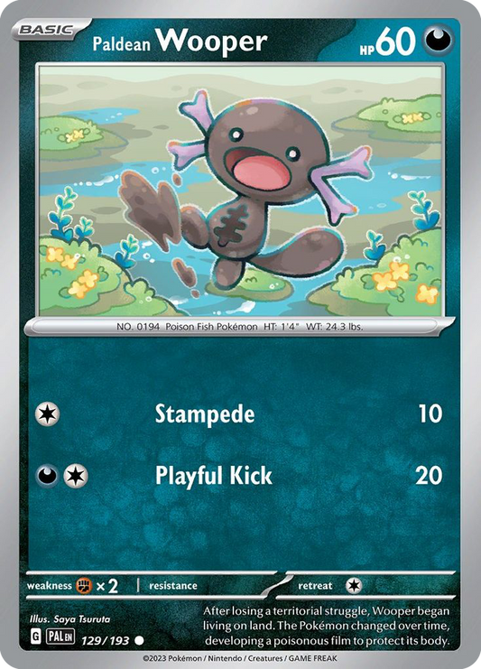 Paldean Wooper - Paldea Evolved - 129