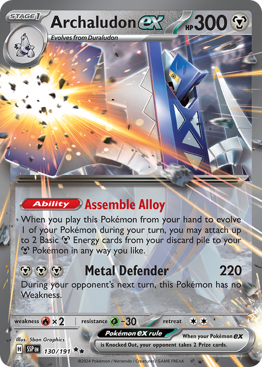Archaludon ex - Surging Sparks - 130