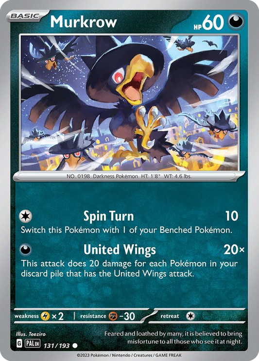 Murkrow - Paldea Evolved - 131