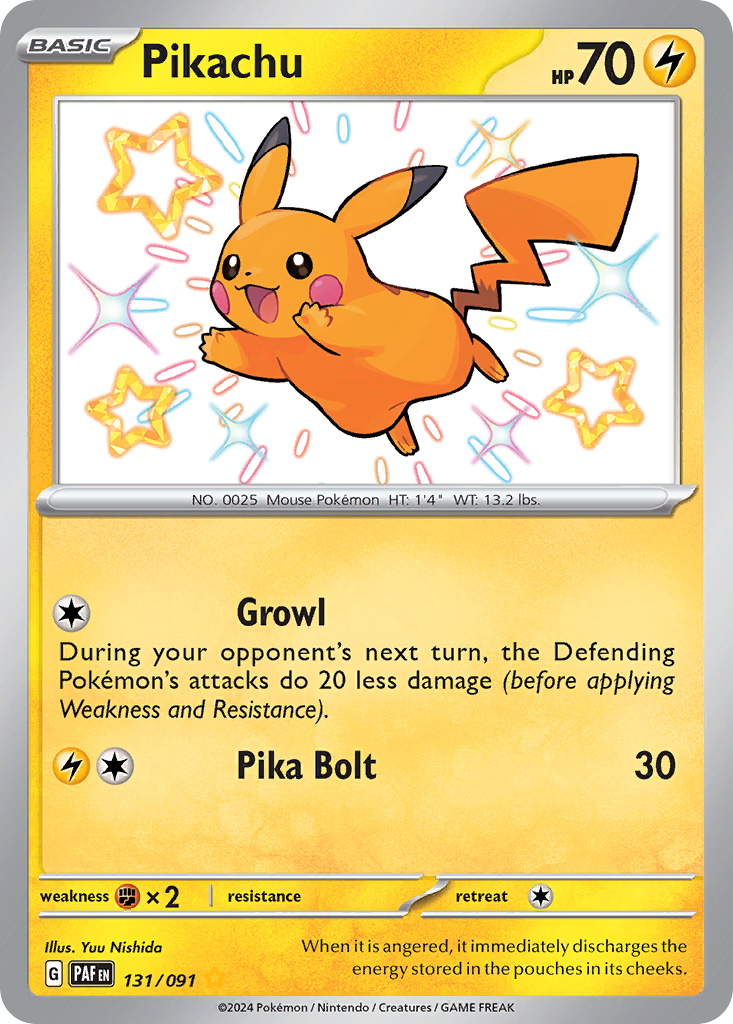 Pikachu - Paldean Fates - 131