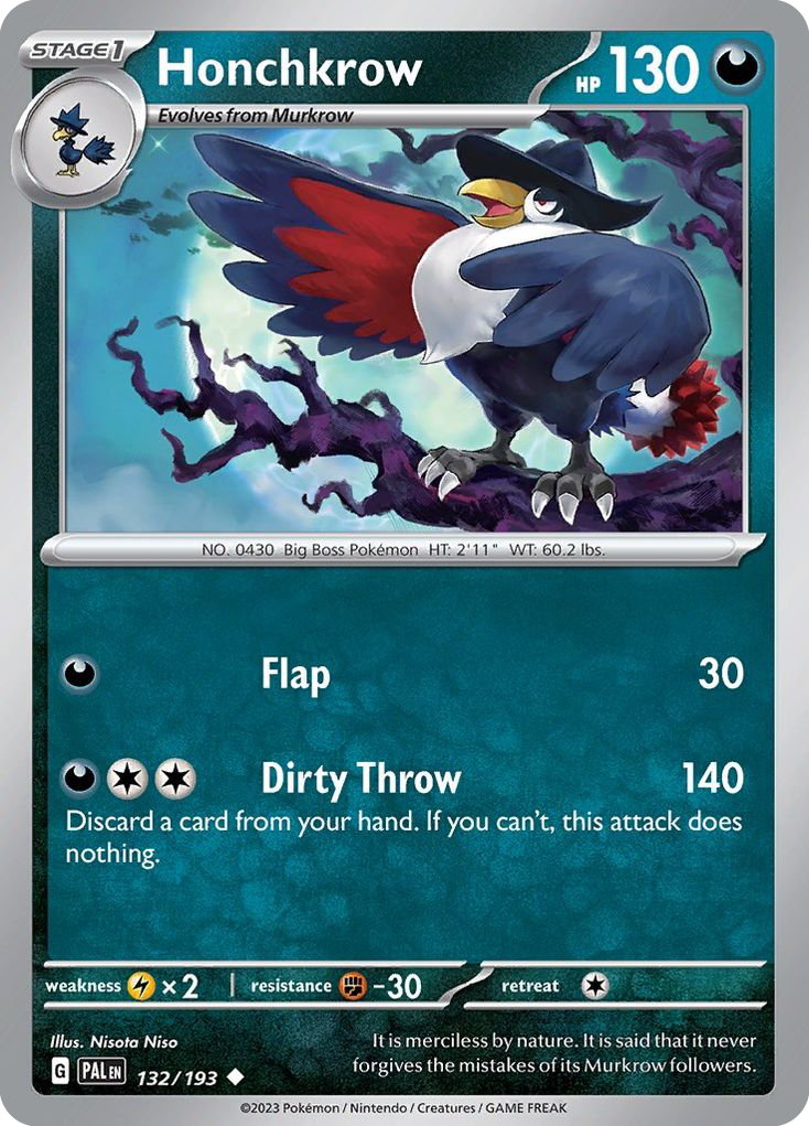 Honchkrow - Paldea Evolved - 132