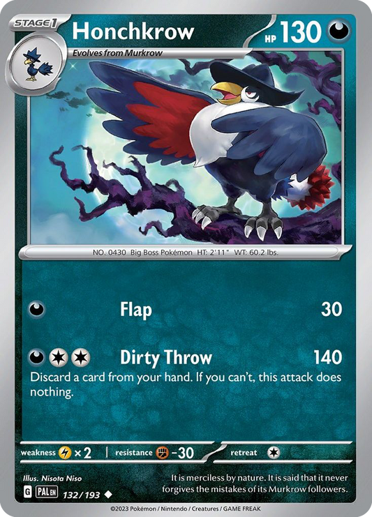 Honchkrow - Paldea Evolved - 132