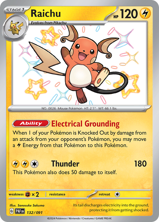 Raichu - Paldean Fates - 132
