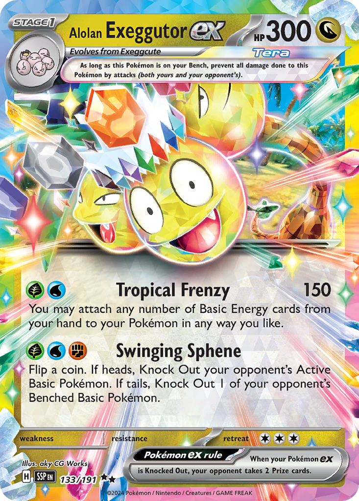 Alolan Exeggutor ex - Surging Sparks - 133