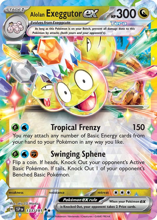 Alolan Exeggutor ex - Surging Sparks - 133