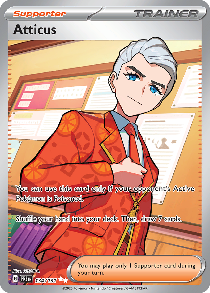 Atticus - Prismatic Evolutions - 134