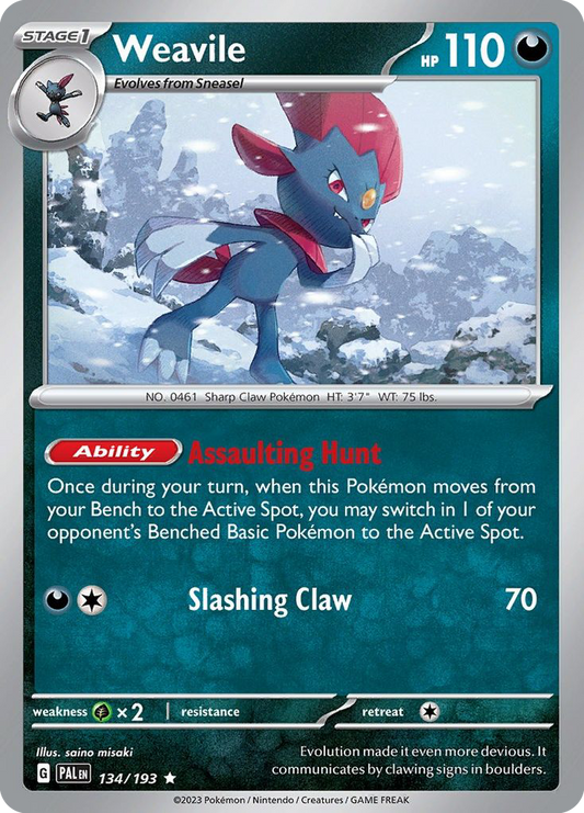 Weavile - Paldea Evolved - 134
