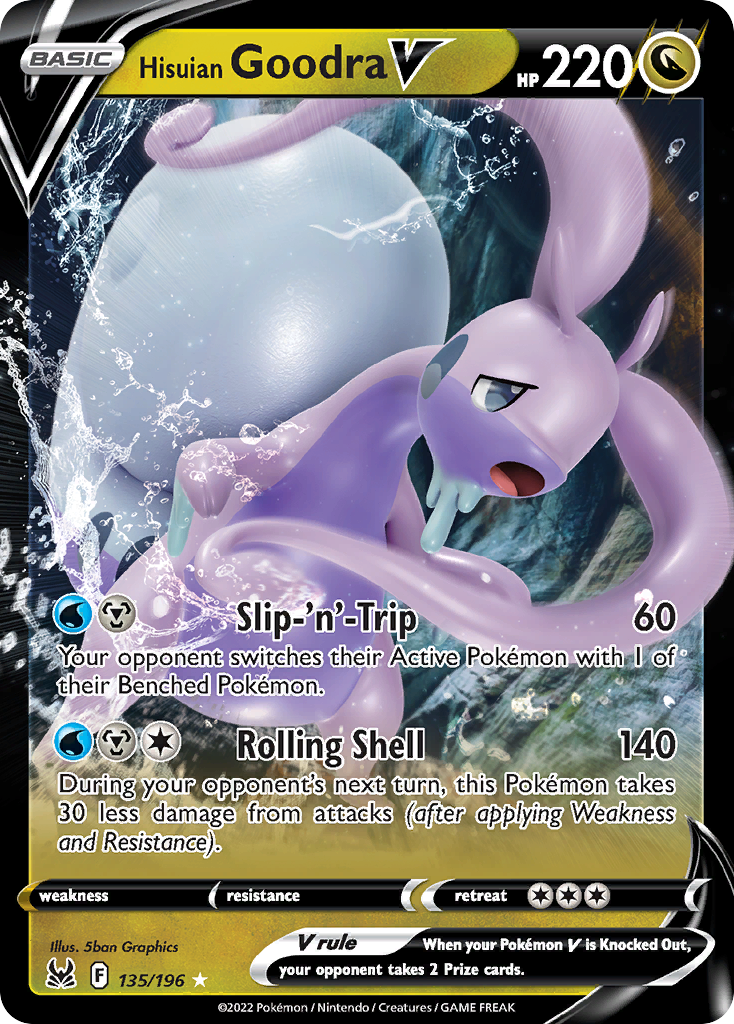Hisuian Goodra V - Lost Origin - 135