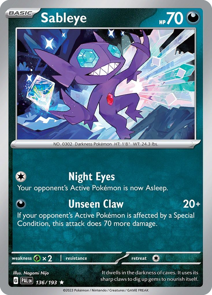 Sableye - Paldea Evolved - 136