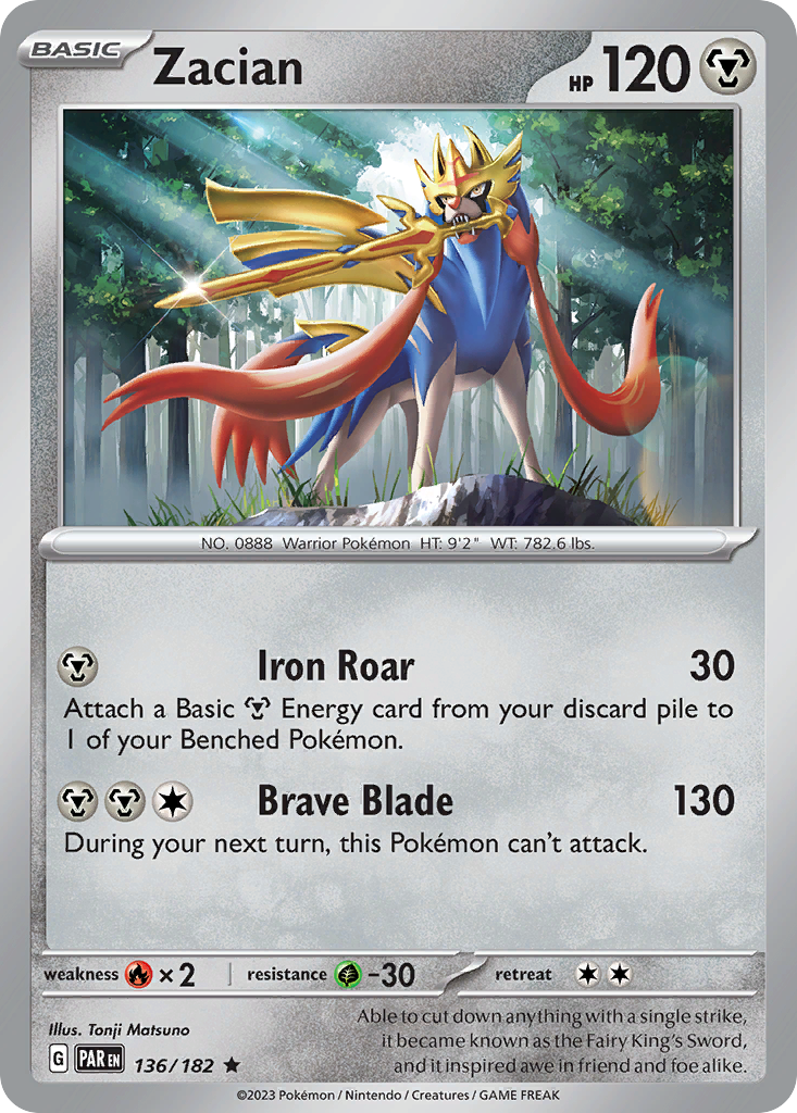 Zacian - Paradox Rift - 136