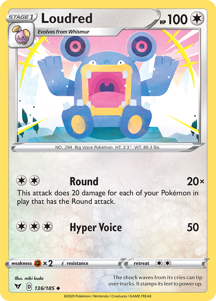 Loudred - Vivid Voltage - 136