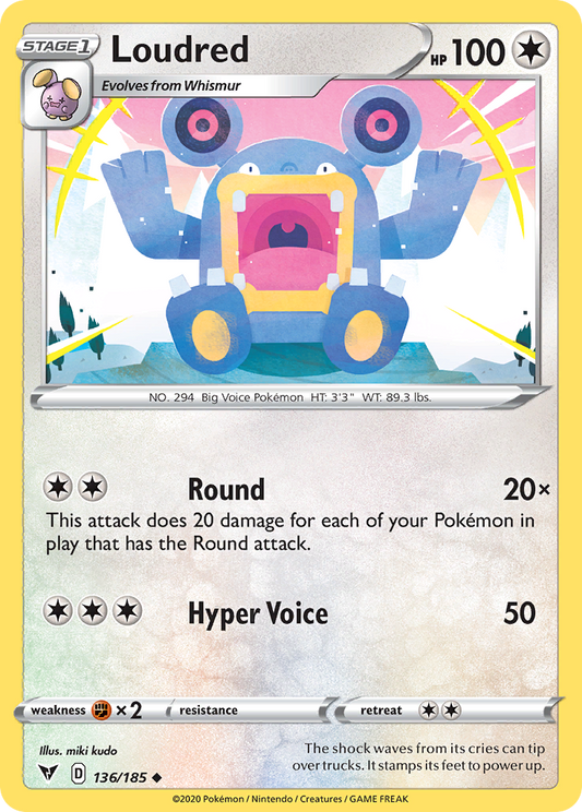 Loudred - Vivid Voltage - 136