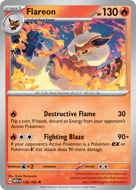 Flareon - 151 - 136