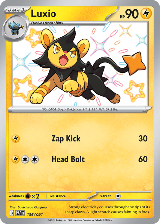Luxio - Paldean Fates - 136